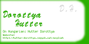 dorottya hutter business card